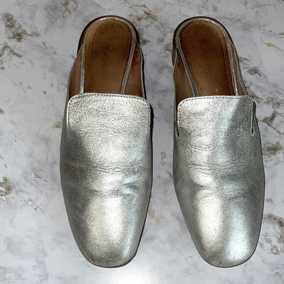 MADEWELL The Willa Slip On Silver Mule - Picture 4 of 9